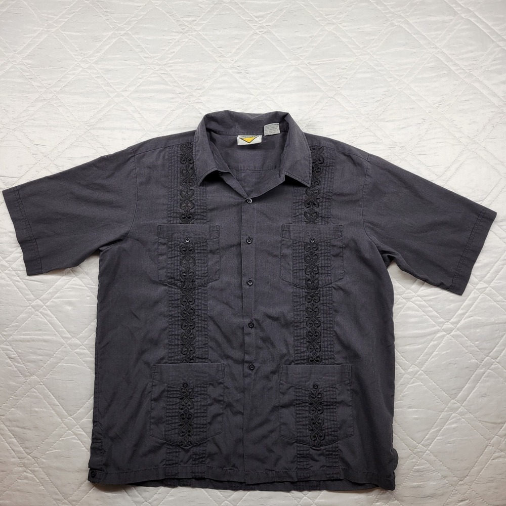 FlipBox black 4 pocket Hawaiian Vintage shirt size L